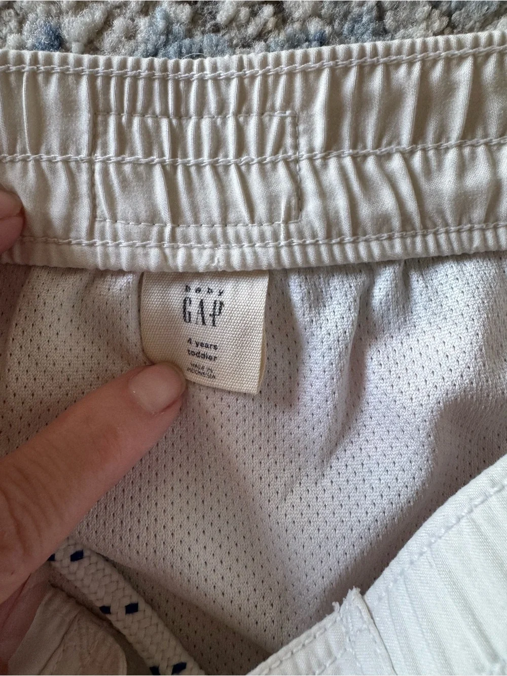 GAP kids Boys red/orange Shark Print Swim Shorts